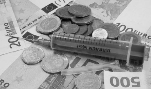 Bild: NBS, "Finanzspritze". Some rights reserved. Quelle: www.pigs.de